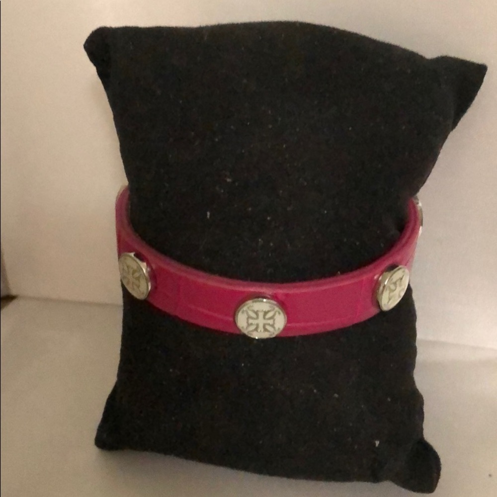Rustic Cuff Pink Bracelet